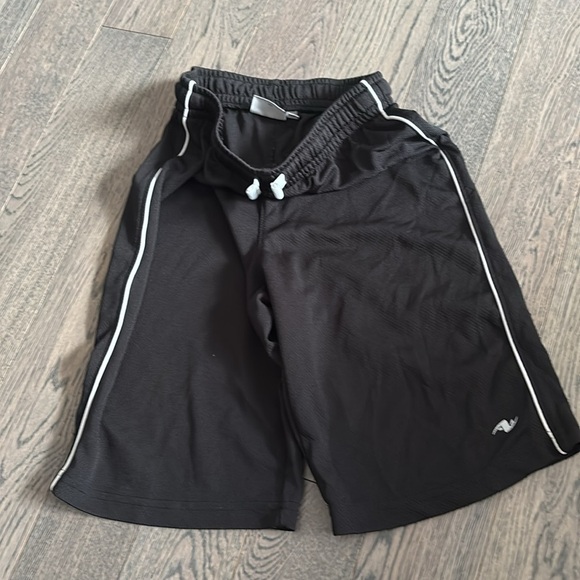 Kids Black Athletic Shorts - Picture 2 of 9